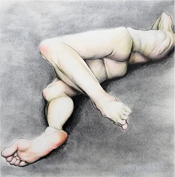 Crossed legs and feet