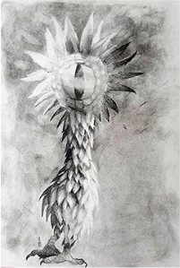 A small spiny creature with a single eye on a long stalk