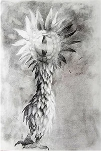 A small spiny creature with a single eye on a long stalk